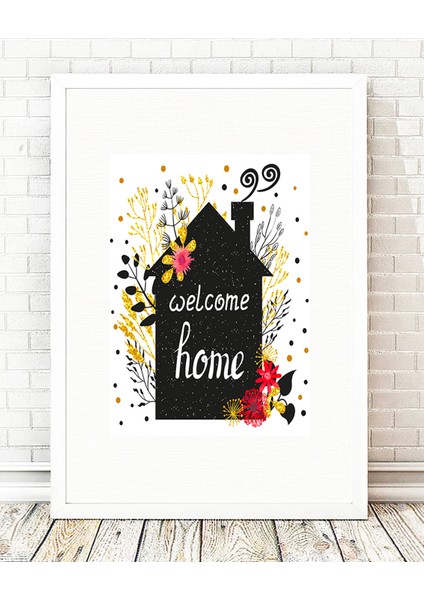 Beyaz Çerçeveli Tablo - 24x29cm