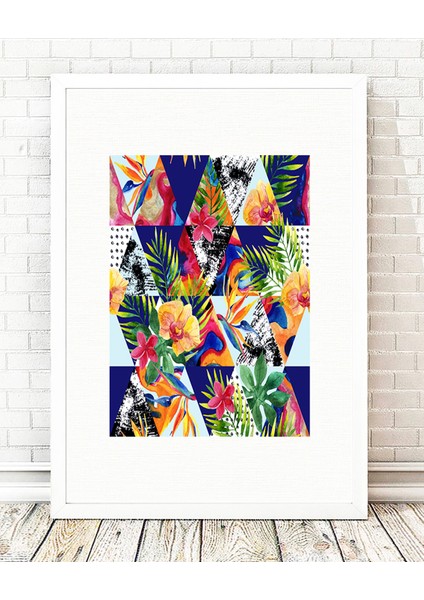 Beyaz Çerçeveli Tablo - 24x29cm