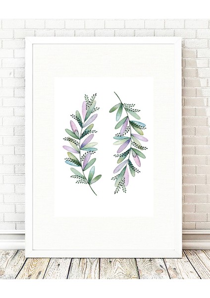 Beyaz Çerçeveli Tablo - 24x29cm