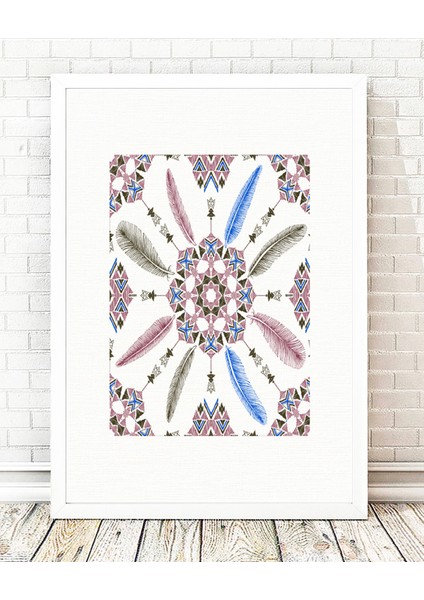 Beyaz Çerçeveli Tablo - 24x29cm