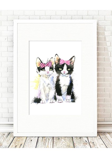 Beyaz Çerçeveli Tablo - 24x29cm