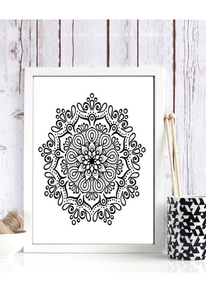 Beyaz Çerçeveli Tablo - 24x29cm