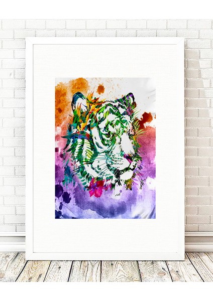 Beyaz Çerçeveli Tablo - 24x29cm