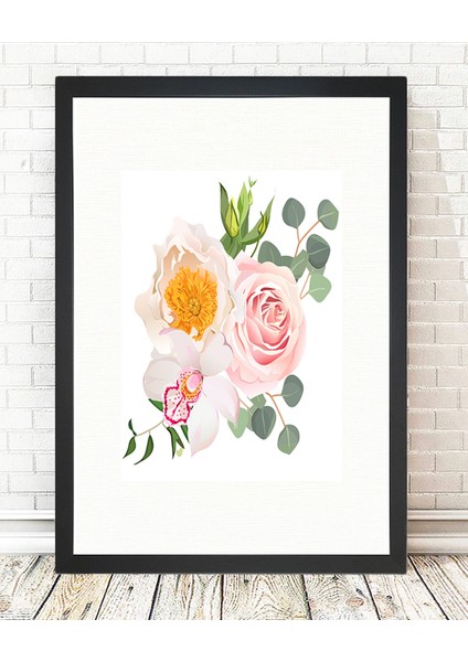 Siyah Çerçeveli Tablo - 24x29cm