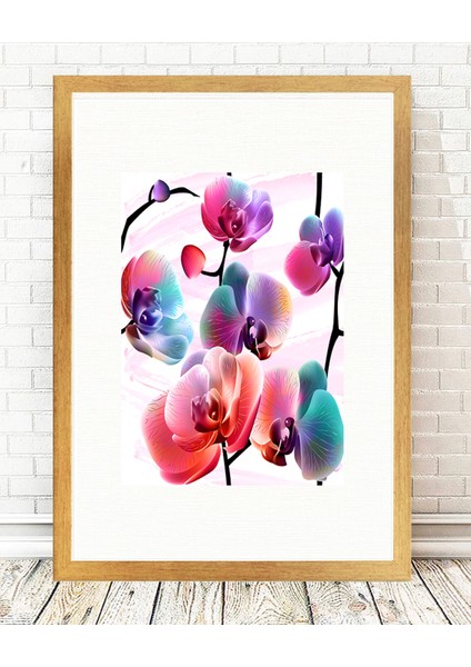 Altın Varak Çerçeveli Tablo - 24x29cm