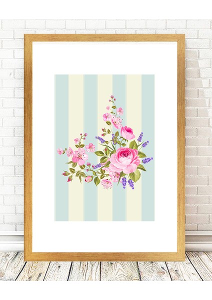 Altın Varak Çerçeveli Tablo - 24x29cm