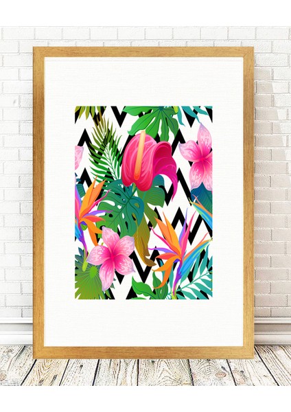 Altın Varak Çerçeveli Tablo - 24x29cm