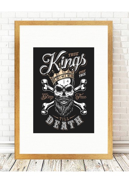 Altın Varak Çerçeveli Tablo - 24x29cm