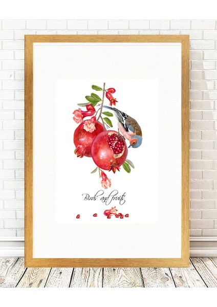 Altın Varak Çerçeveli Tablo - 24x29cm