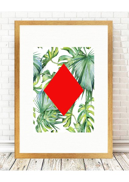 Altın Varak Çerçeveli Tablo - 24x29cm