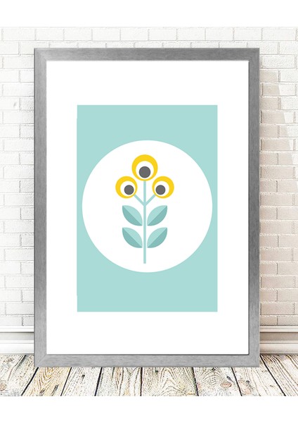 Gümüş Çerçeveli Tablo - 24x29cm