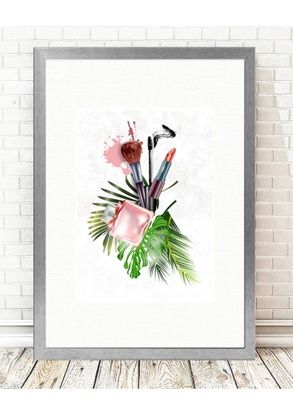 Gümüş Çerçeveli Tablo - 24x29cm