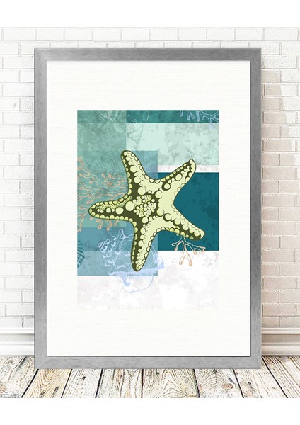 Gümüş Çerçeveli Tablo - 24x29cm