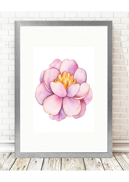 Gümüş Çerçeveli Tablo - 24x29cm