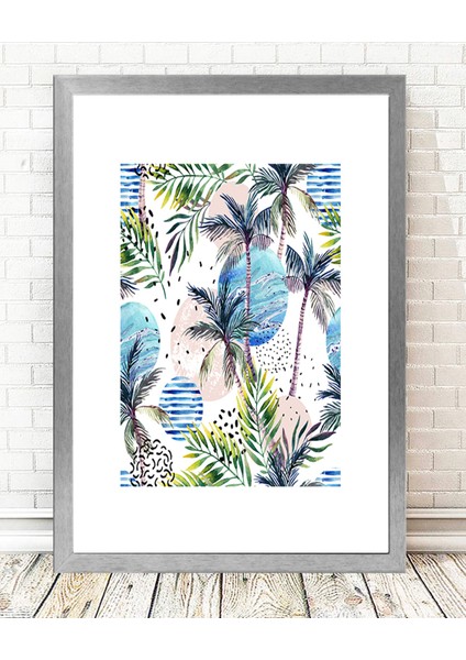 Gümüş Çerçeveli Tablo - 24x29cm