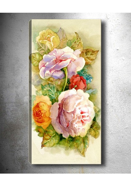 Tablocenter Çiçek Kanvas Tablo 30 x 90 cm