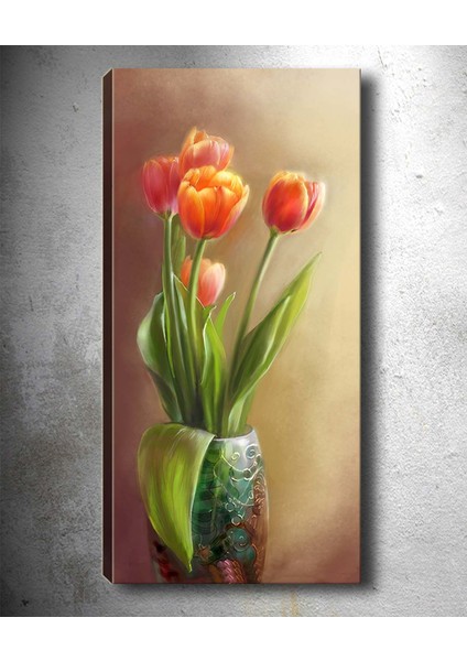 Tablocenter Çiçek Kanvas Tablo 30 x 90 cm