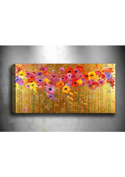 Tablocenter Çiçek Kanvas Tablo 30 x 90 cm