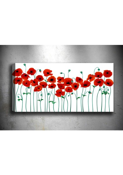 Tablocenter Çiçek Kanvas Tablo 30 x 90 cm