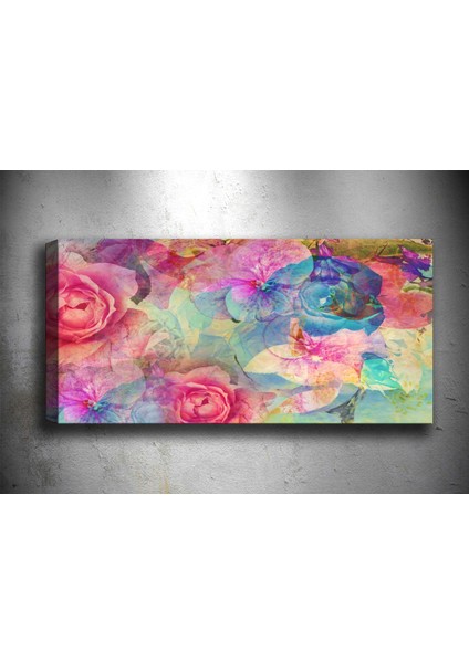Tablocenter Çiçek Kanvas Tablo 30 x 90 cm