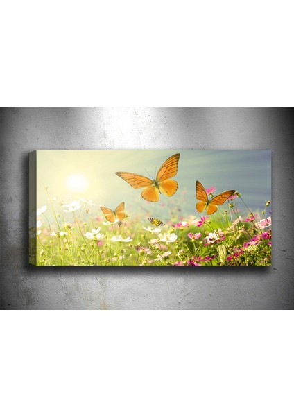 Tablocenter Çiçek Kanvas Tablo 30 x 90 cm