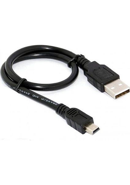 Oem Mini Usb 5 Pin Şarj Ve Data Kablosu 50 Cm Kablo