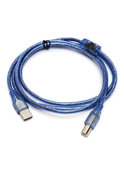 Usb 2.0 Yazıcı Kablosu Mavi 2 M Yazıcı Kablosu