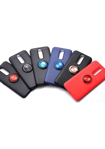 Jopus Xioami Mi 8 Kılıf Ultra Korumalı Yüzüklü Standlı Ravel Silikon - (Siyah) indirimleri