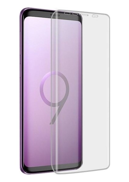 Jopus Samsung Galaxy S9 Kılıf Ultra Korumalı Yüzüklü Standlı Ravel Silikon - (Lacivert) + Full Body Ekran Koruma