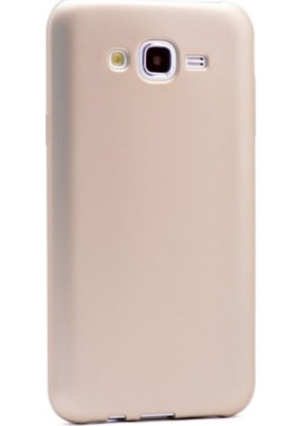 Jopus Samsung Galaxy J5 Mat Premium Silikon Kılıf - Gold