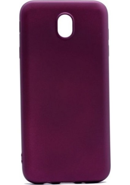 Jopus Samsung Galaxy J7 Pro Mat Premium Silikon Kılıf - Bordo