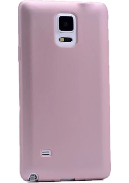 Jopus Samsung Galaxy Note 4 Mat Premium Silikon Kılıf - Rose