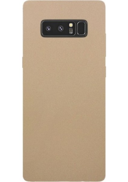 Jopus Samsung Galaxy Note 8 Mat Premium Silikon Kılıf - Gold