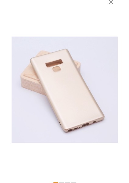 Jopus Samsung Galaxy Note 9 Mat Premium Silikon Kılıf - Gold