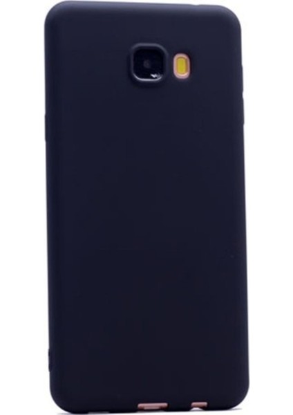 Jopus Samsung Galaxy C5 Mat Premium Silikon Kılıf - Siyah