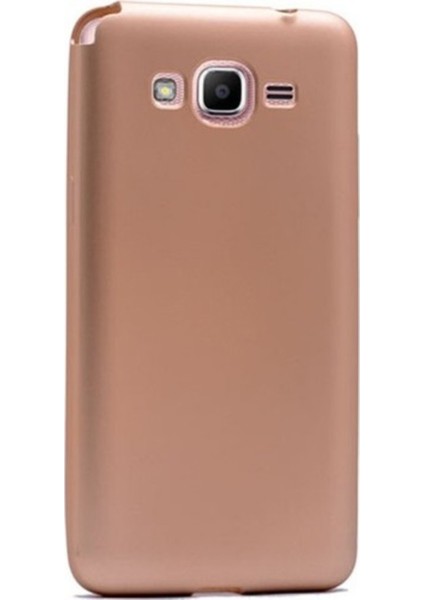 Jopus Samsung Galaxy Grand Prime Mat Premium Silikon Kılıf - Gold