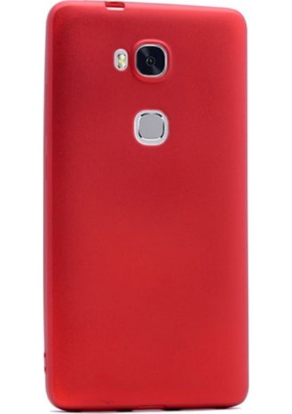 Jopus Huawei GR5 Mat Premium Silikon Kılıf - Kırmızı