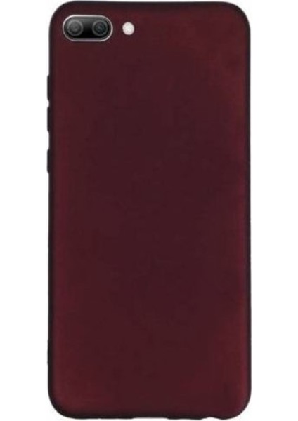 Jopus Huawei Honor 10 Mat Premium Silikon Kılıf - Bordo