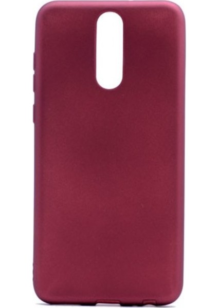 Jopus Huawei Mate 10 Lite Mat Premium Silikon Kılıf - Bordo
