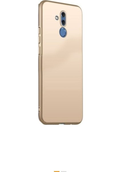 Jopus Huawei Mate 20 Lite Mat Premium Silikon Kılıf - Gold