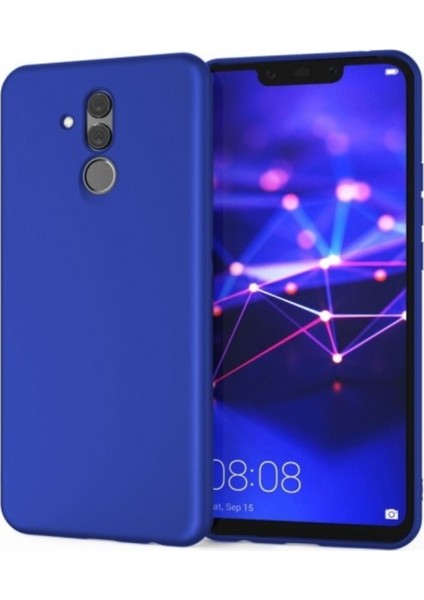 Jopus Huawei Mate 20 Lite Mat Premium Silikon Kılıf - Lacivert