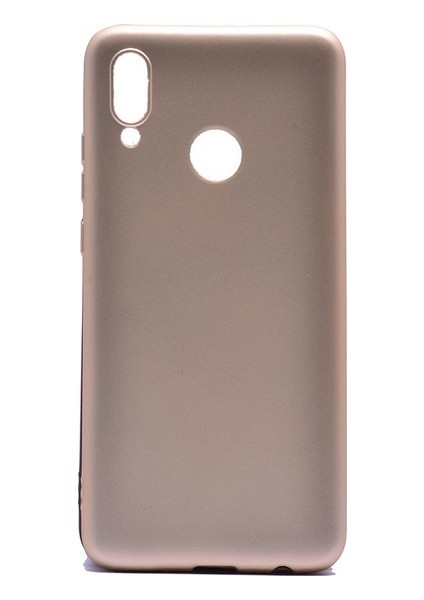 Jopus Huawei P Smart 2019 Mat Premium Silikon Kılıf - Gold