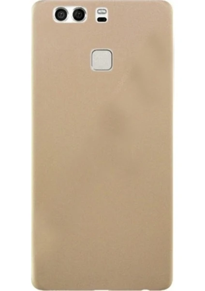 Jopus Huawei P9 Mat Premium Silikon Kılıf - Gold