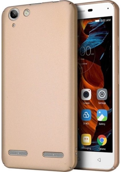 Jopus Lenovo K5 Mat Premium Silikon Kılıf - Gold