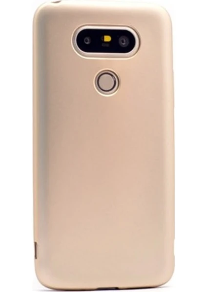 Jopus LG G5 Mat Peremium Silikon Kılıf - Gold