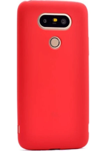 Jopus LG G5 Mat Peremium Silikon Kılıf - Bordo