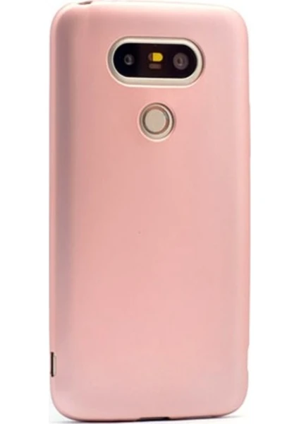 Jopus LG G5 Mat Peremium Silikon Kılıf - Rose