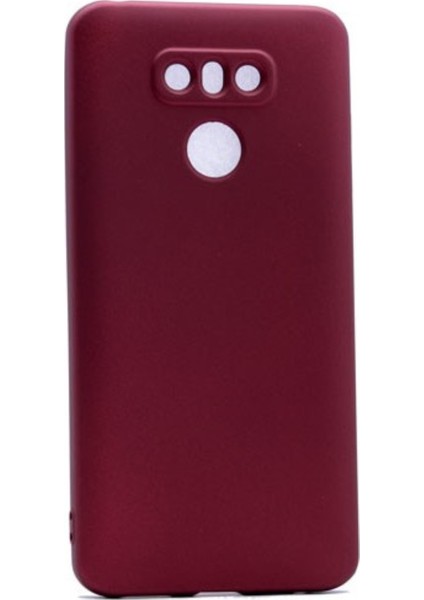 Jopus LG G6 Mat Peremium Silikon Kılıf - Bordo