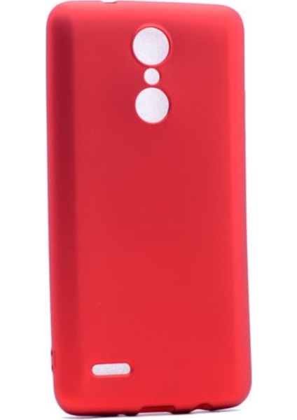 Jopus LG K8 2017 Mat Peremium Silikon Kılıf - Kırmızı