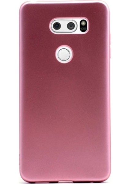 Jopus LG V30 Mat Peremium Silikon Kılıf - Rose